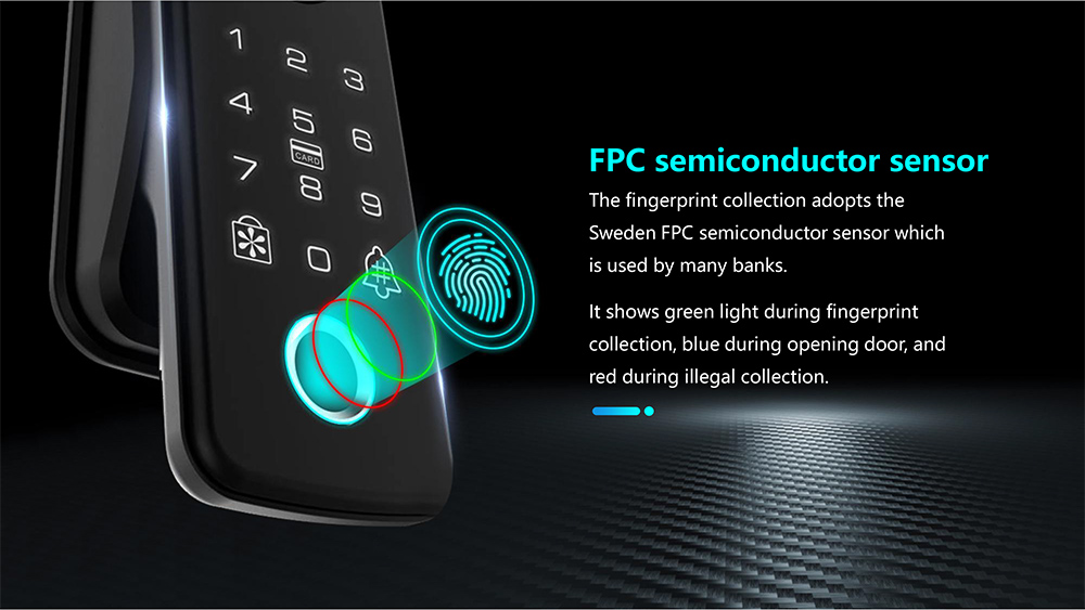 EU Cylinder Automatic Fingerprint Bluetooth Door Lock YFBF-Z18