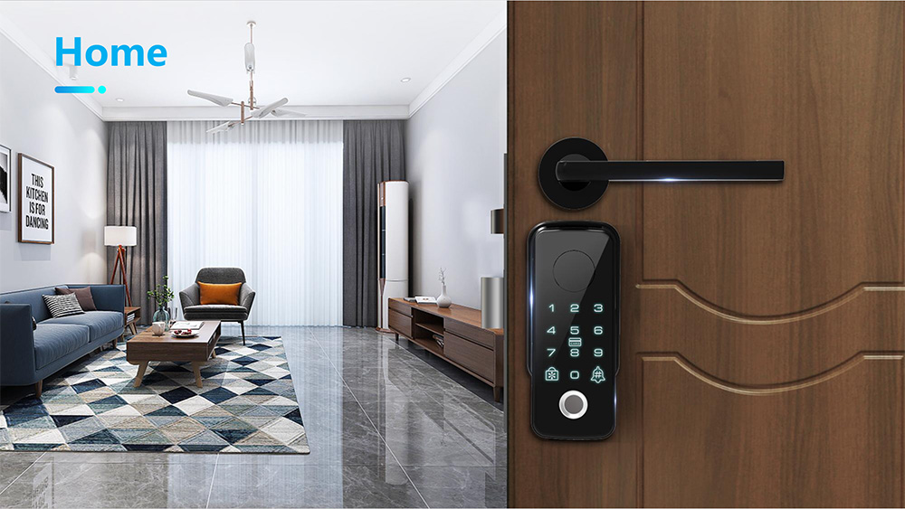 EU Cylinder Automatic Fingerprint Bluetooth Door Lock YFBF-Z18