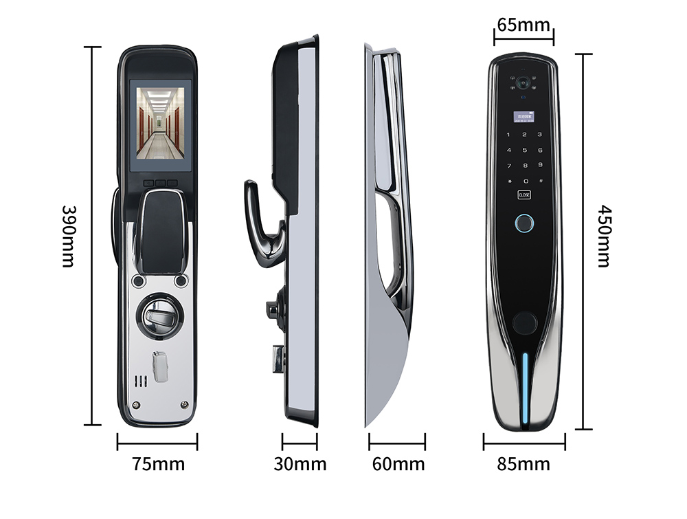 Automatic Biometric Fingerprint Smart Door Lock YFF-Z02