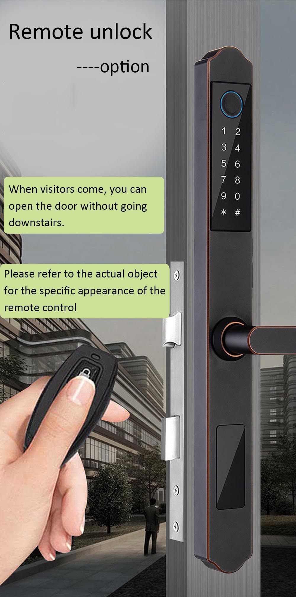 Tuya Wifi Double Side Fingerprint Door Lock YFFW-D2