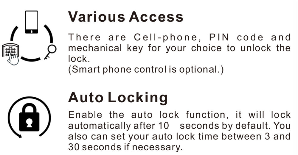 Automatic Passcode Smart Door Lock YFP-W01