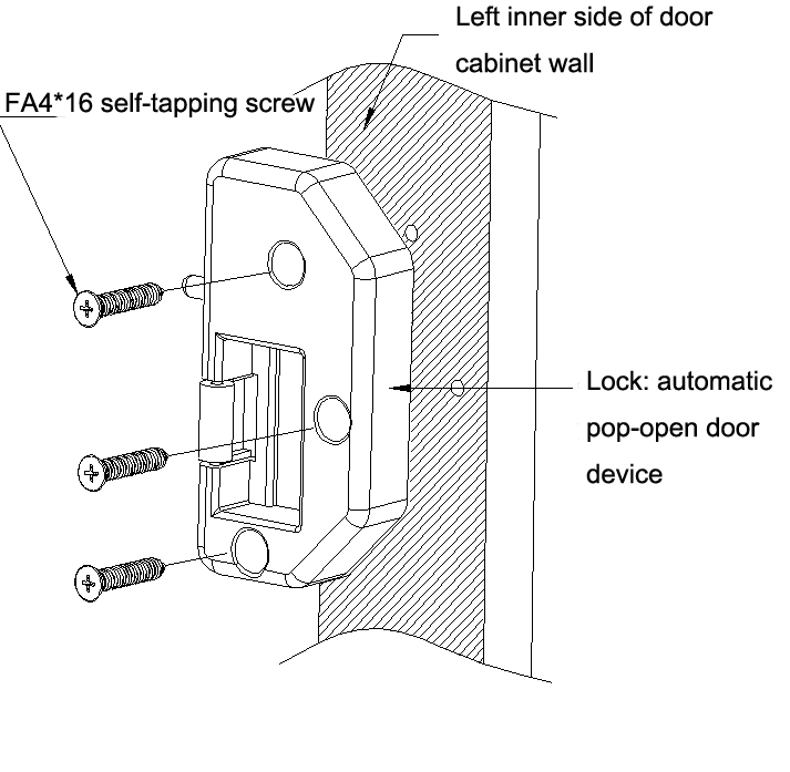 Bluetooth Cabinet Lock BPF-179