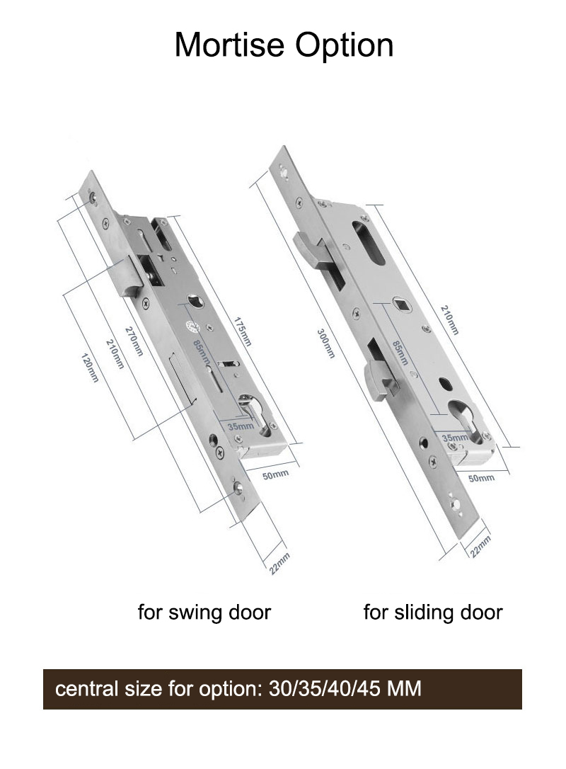 Waterproof IP65 Automatic Fingerprint Gate Door Lock YFBF-H6