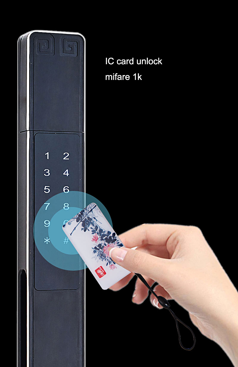 Waterproof IP65 Automatic Fingerprint Gate Door Lock YFBF-H6