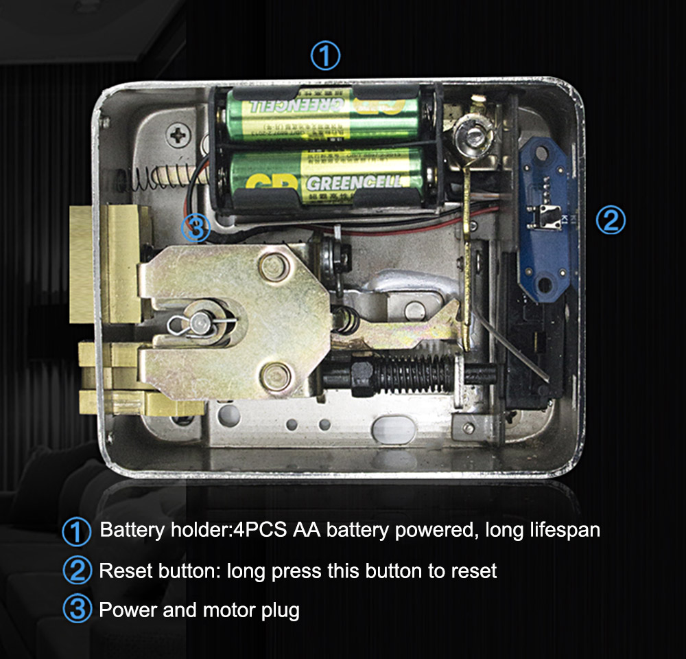Rim Type Waterproof Smart Door Lock YFF-X1A