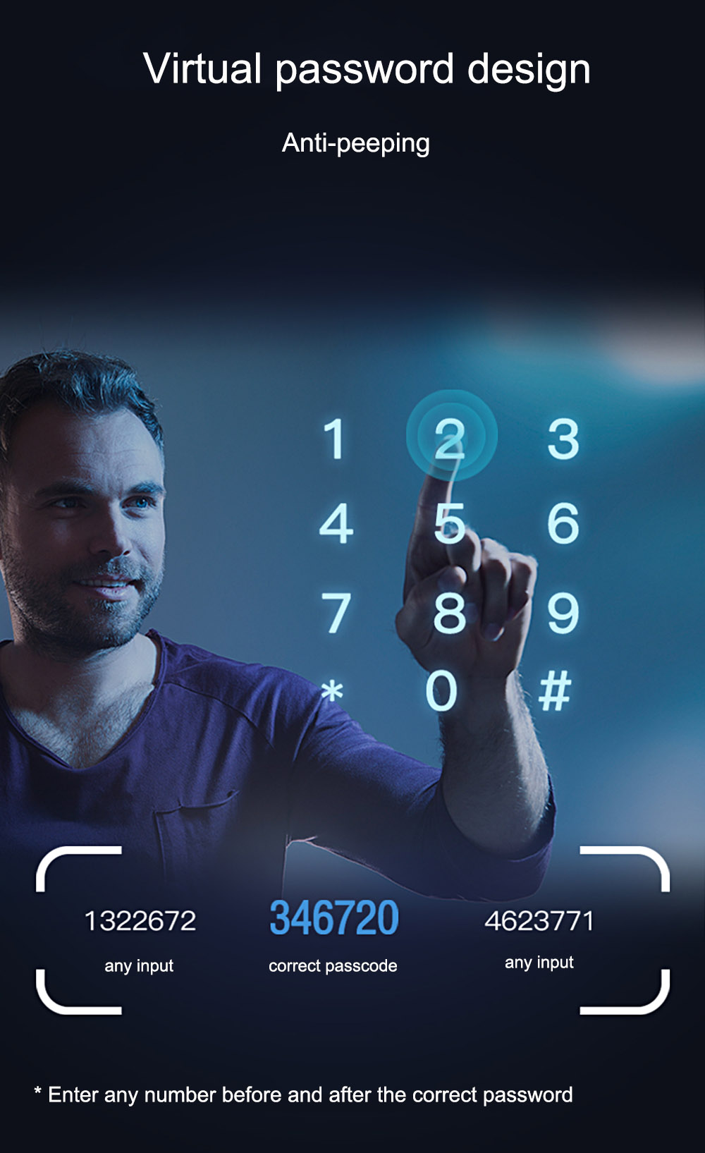 Automatic Fingerprint Smart Steel Door Lock YFF-X8A