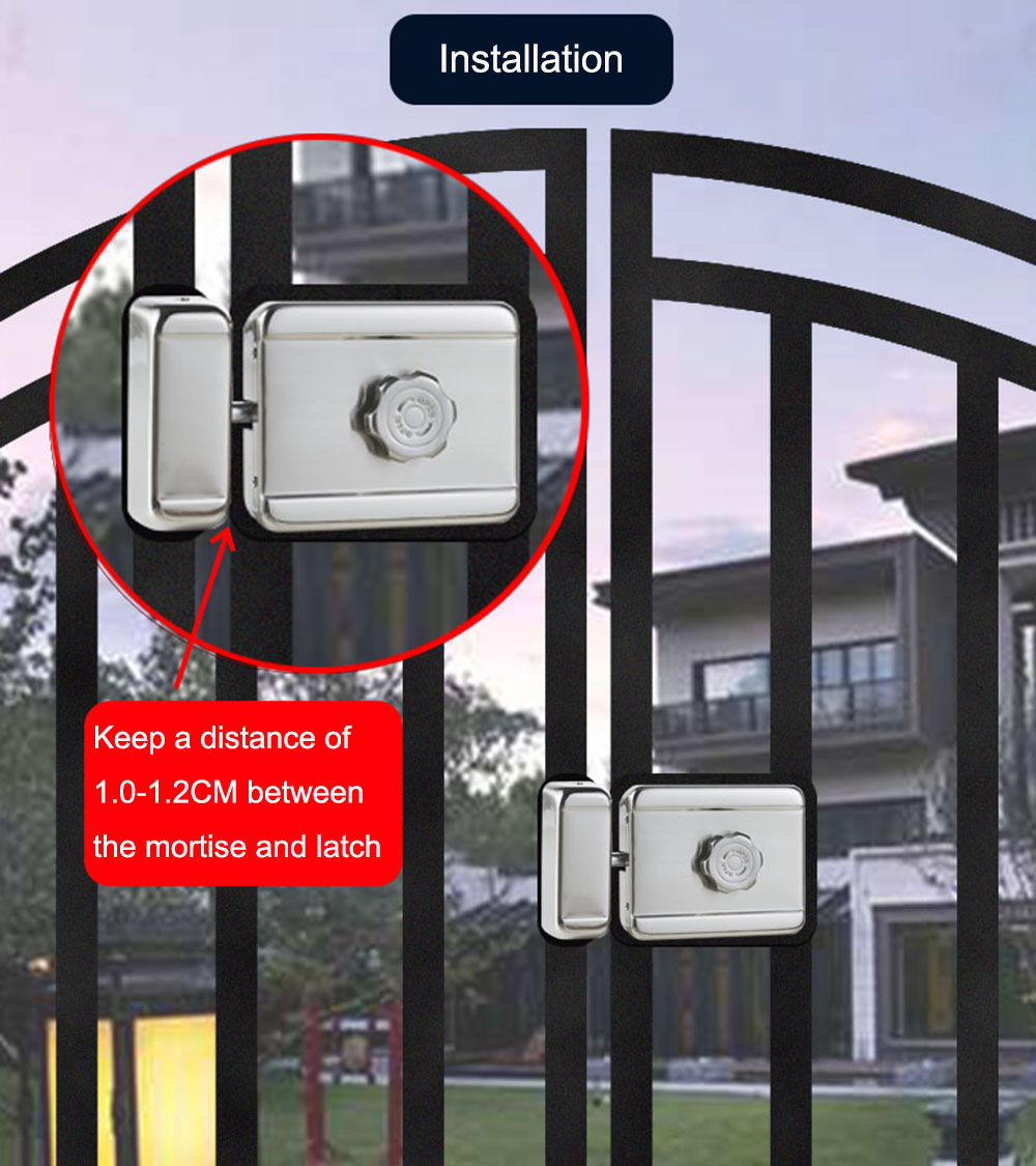 Dual Side Fingerprint Apartment Door Lock YFBF-X5A