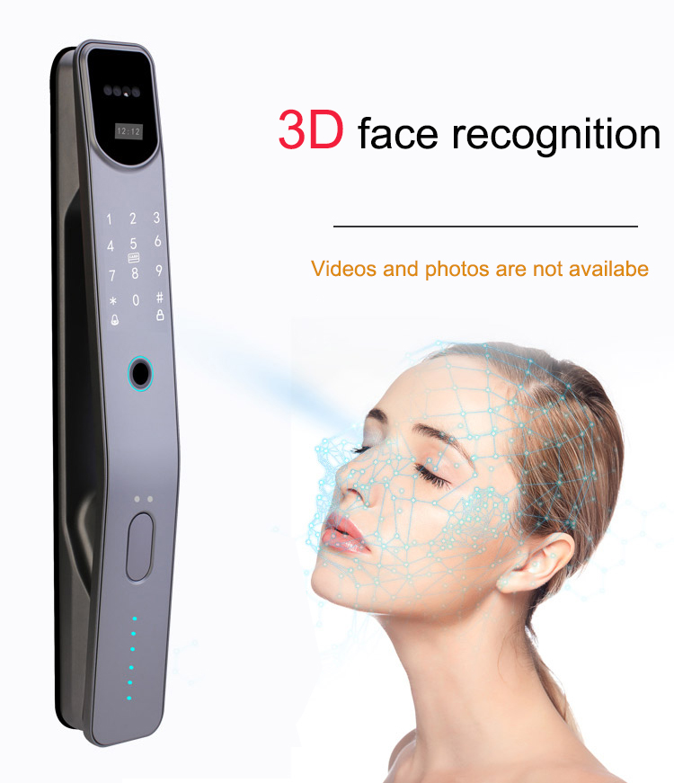 3D Face Commercial Smart Door Lock YFFW-D1B