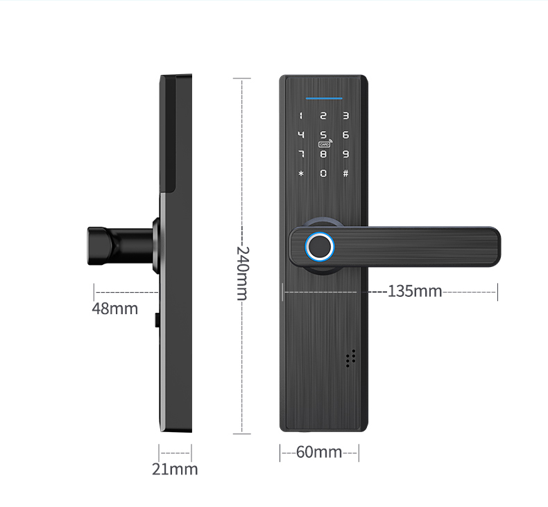 5050 Mortise Fingerpring Door Lock YFF-X1