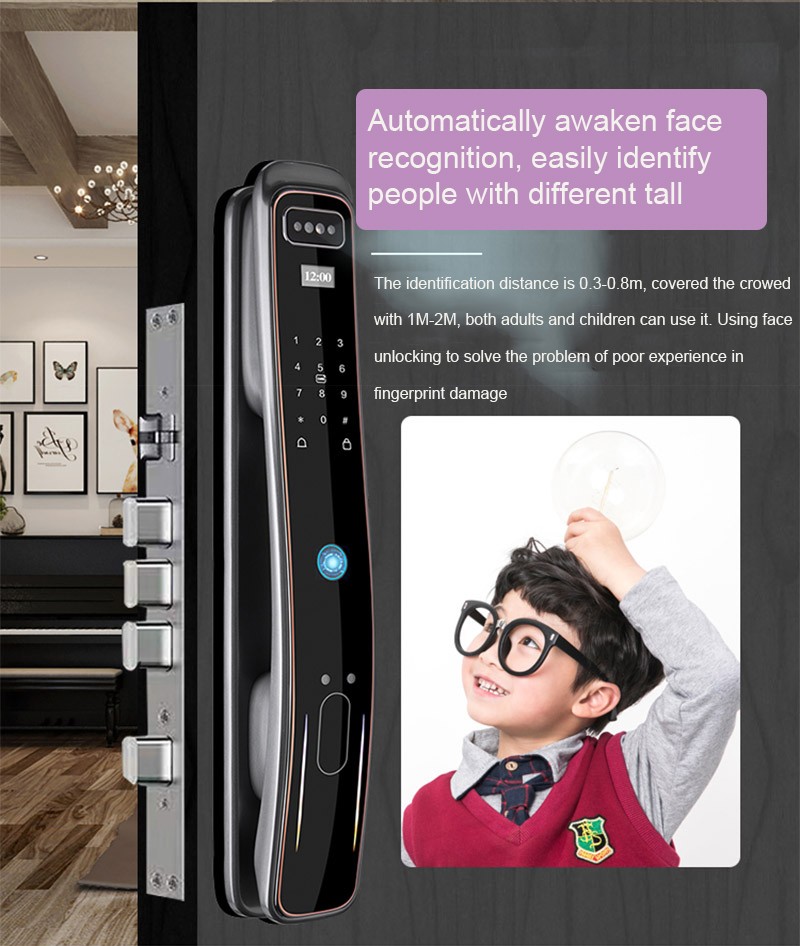 3D Face Recognition Smart Door Lock YFFR-EL08