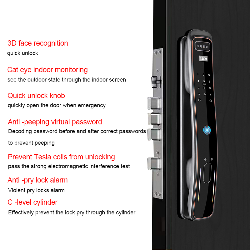 3D Face Recognition Smart Door Lock YFFR-EL08