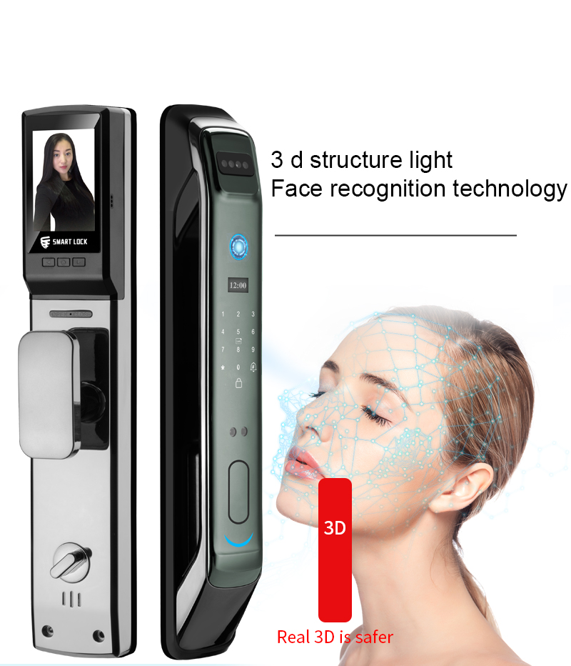Tuya Zigbee 3D Face Smart Door Lock YFFZ-X1B