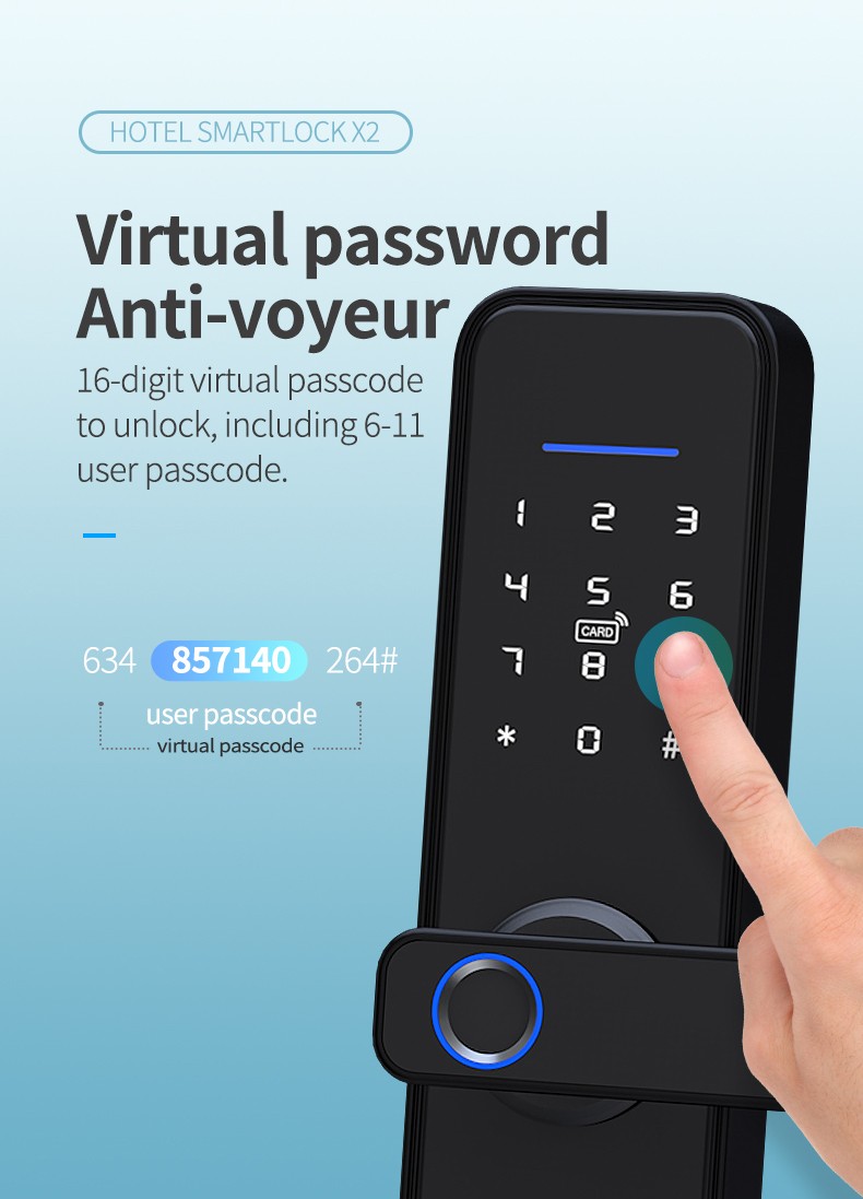 Zigbee Smart Digital Fingerprint Lock YFFZ-X2