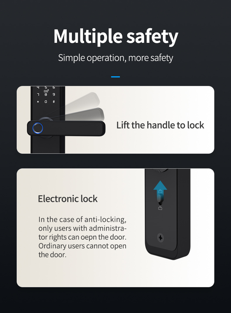 Zigbee Smart Digital Fingerprint Lock YFFZ-X2