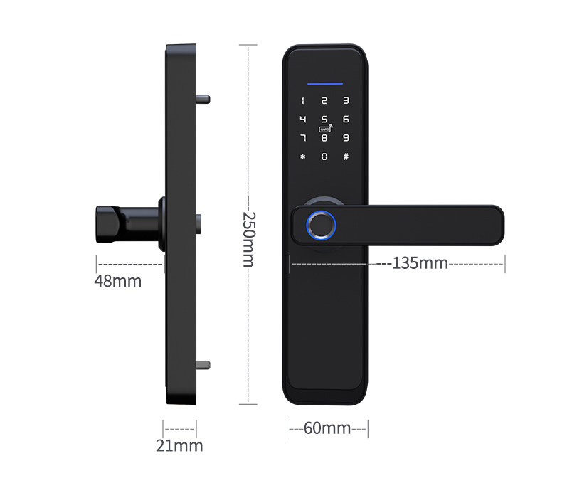 Zigbee Smart Digital Fingerprint Lock YFFZ-X2