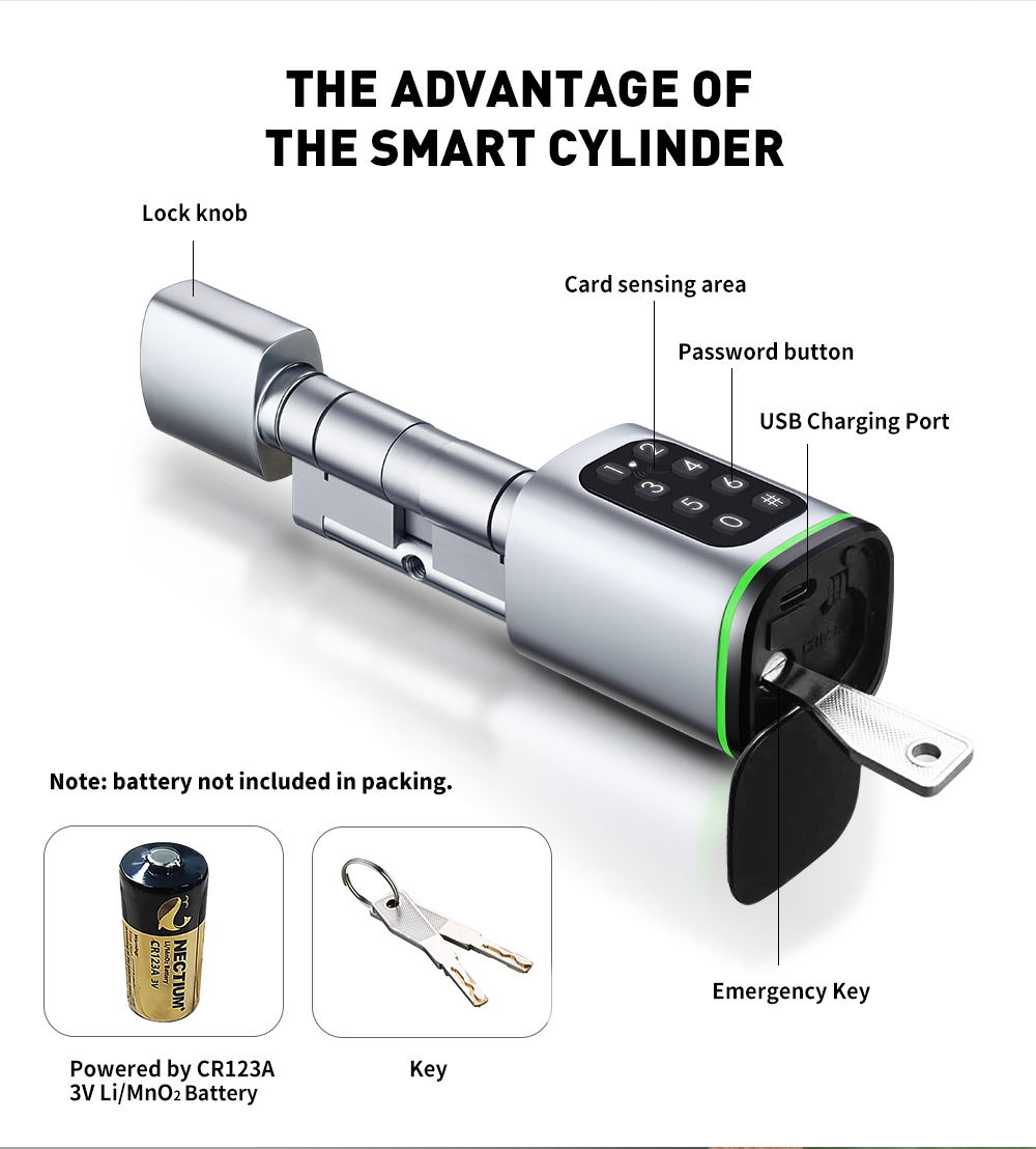 TUYA Bluetooth Smart Cylinder YFB-S1