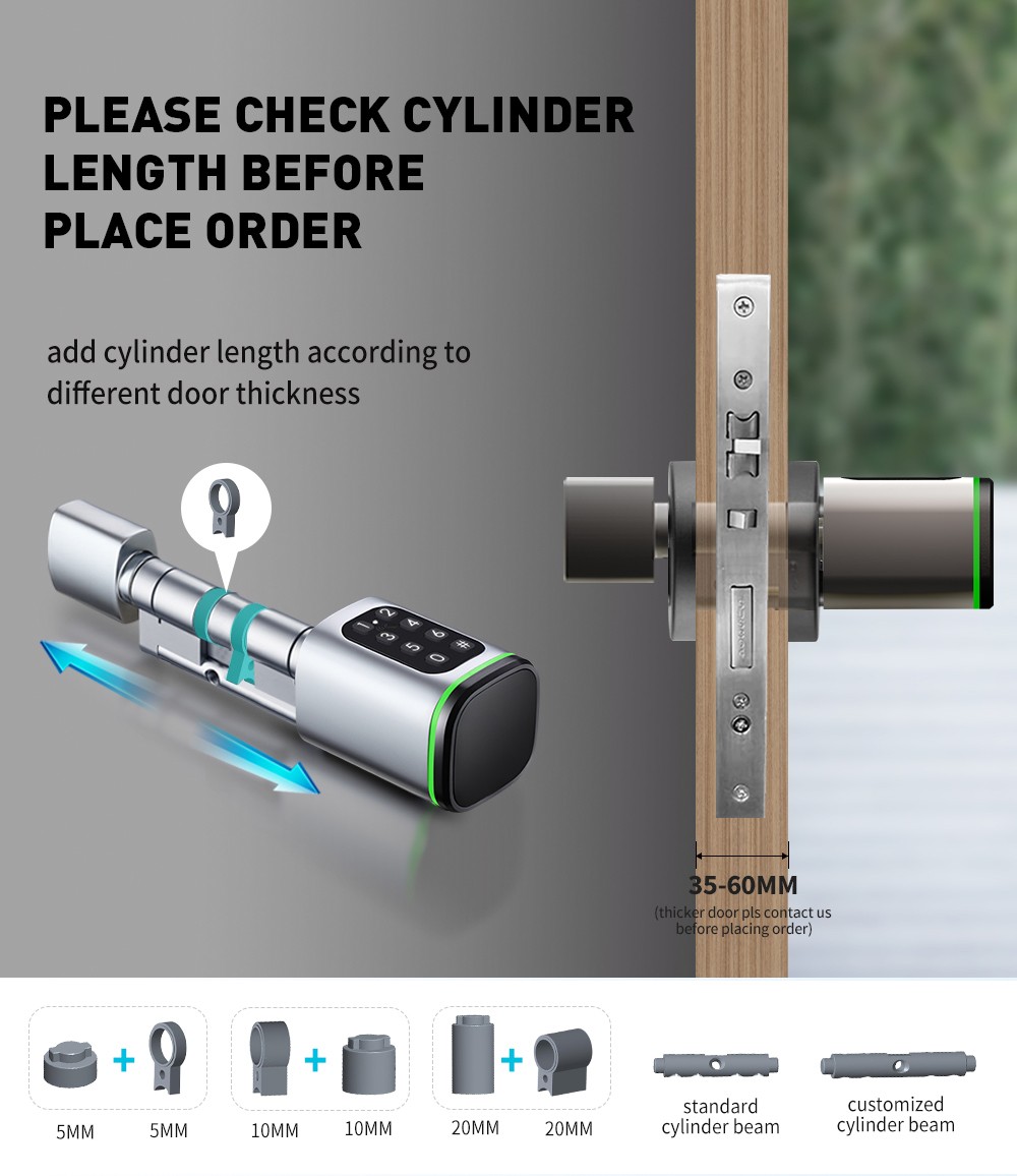 TUYA Bluetooth Smart Cylinder YFB-S1