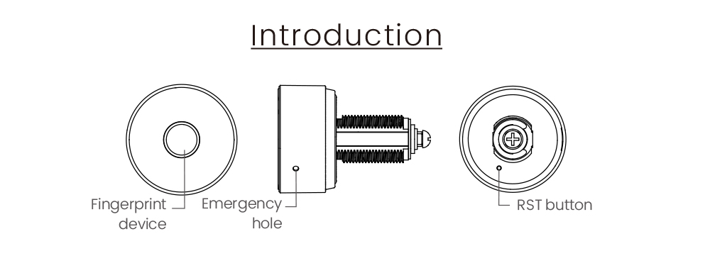 Fingerprint Cam Lock FP18