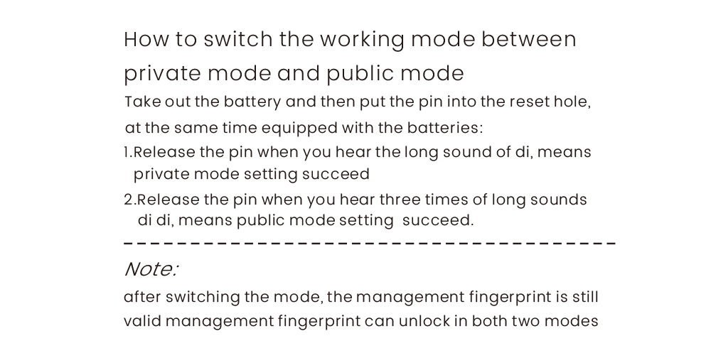 Fingerprint Cam Lock FP18