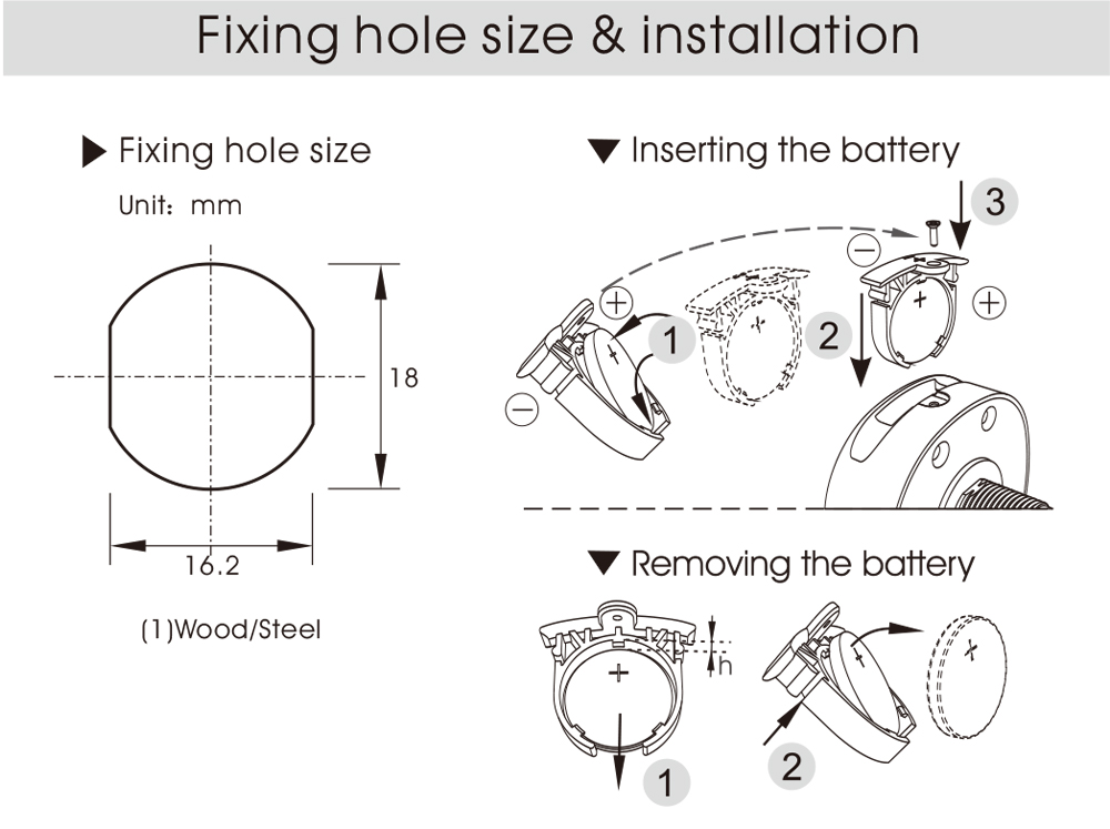 Passcode Cam Lock P125