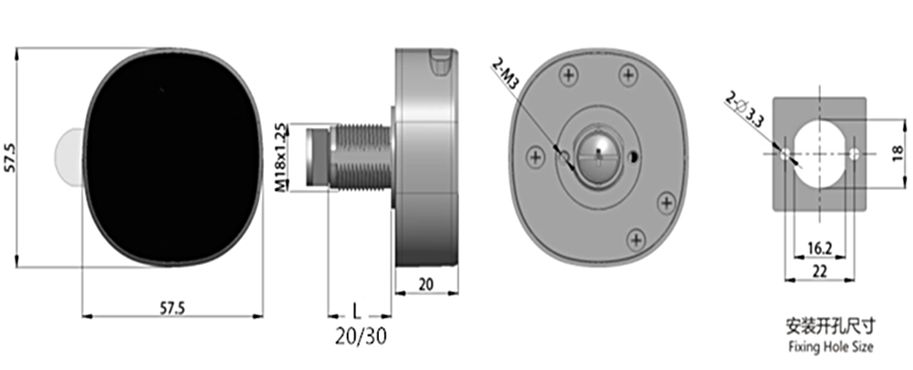 IC Card Electronic Cam Lock RF125