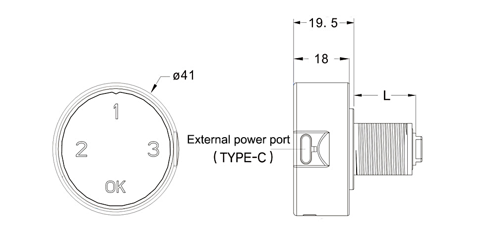 Type C RF Cam Lock RF983