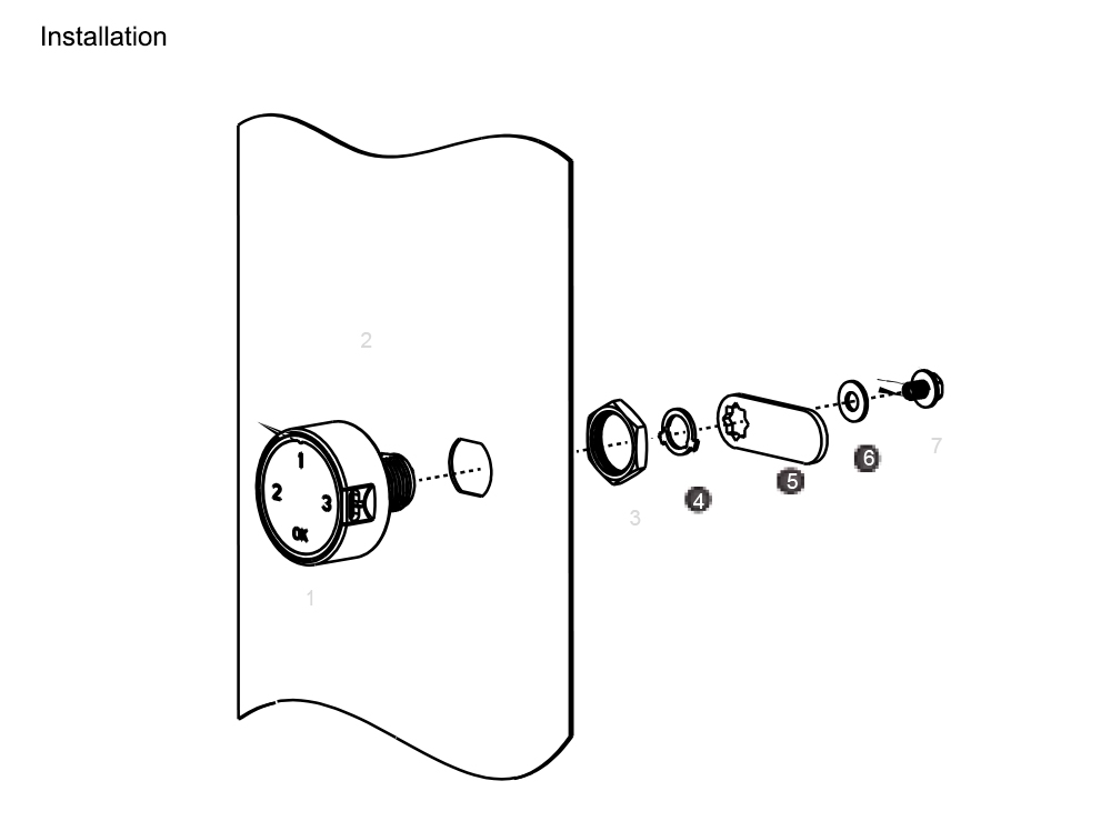 Fingerprint Drawer Locker Lock FP-983