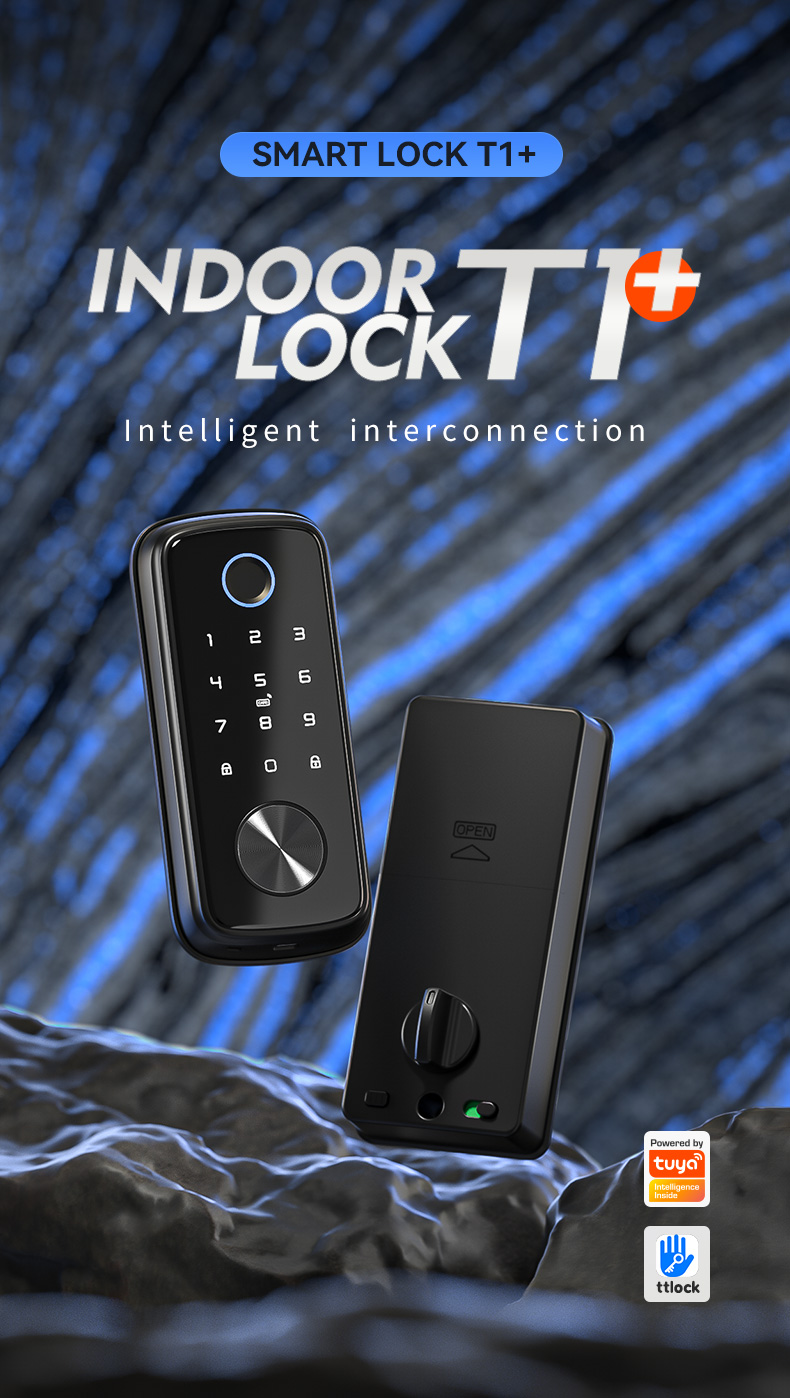 Tuya Wifi Smart Automatic Dead Bolt Lock YFFW-T1PRO