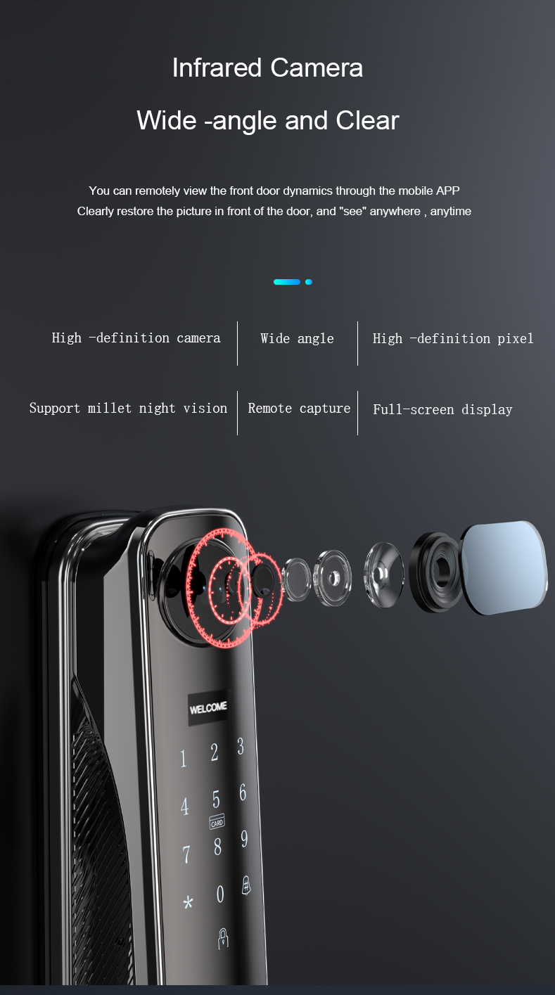 Face ID Recognition Door Lock YFFR-R1PRO