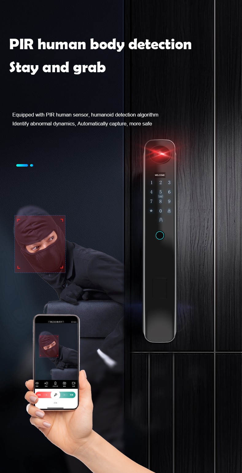 Face ID Recognition Door Lock YFFR-R1PRO