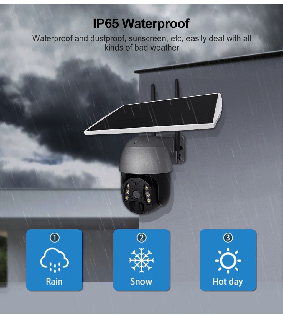 Waterproof Solar 4G Camera YFSQG-2