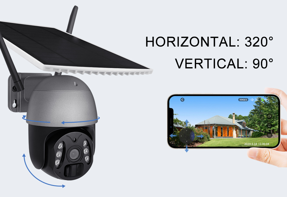 Tuya Wifi Solar Camera YFSQW-2