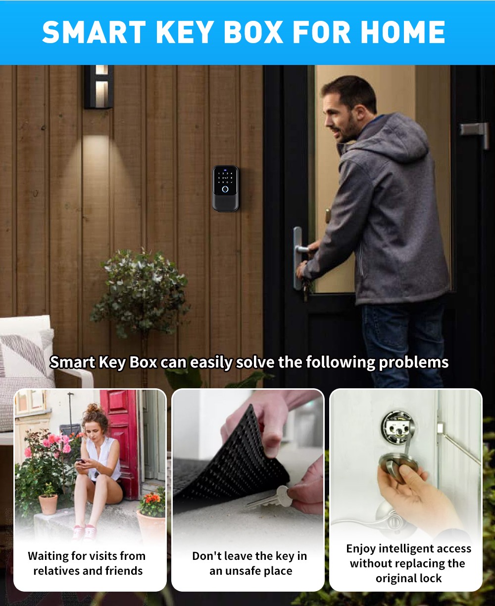 Waterproof Smart Key Safe Box YFBK-K5