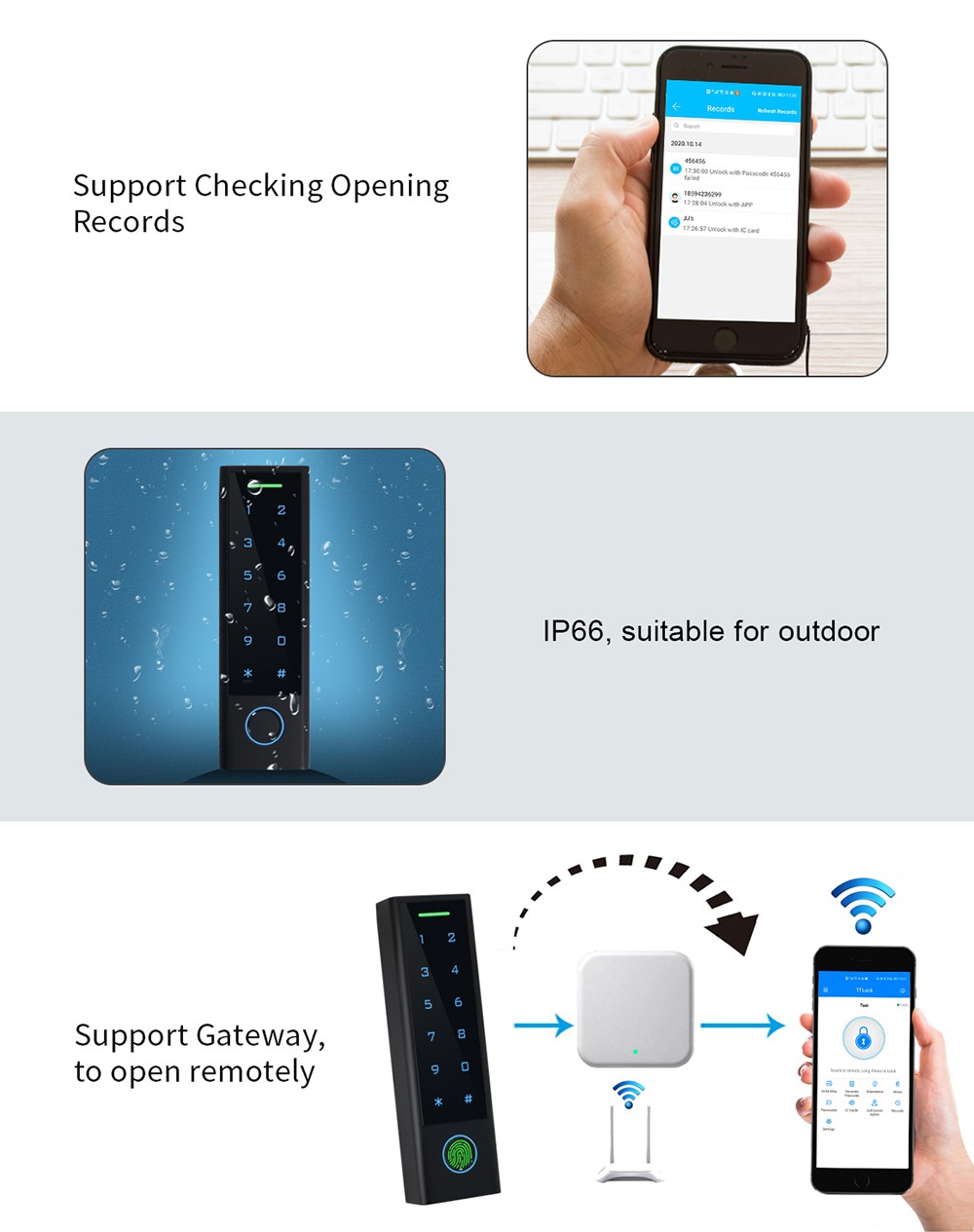 Bluetooth Access Control Reader YFBA-C3