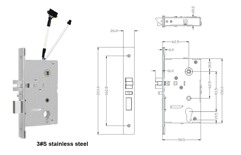 304 Stainless Steel Door Entry YFB-2065
