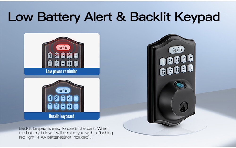 Tuya Bluetooth Deab Bolt Lock YFBF-K6