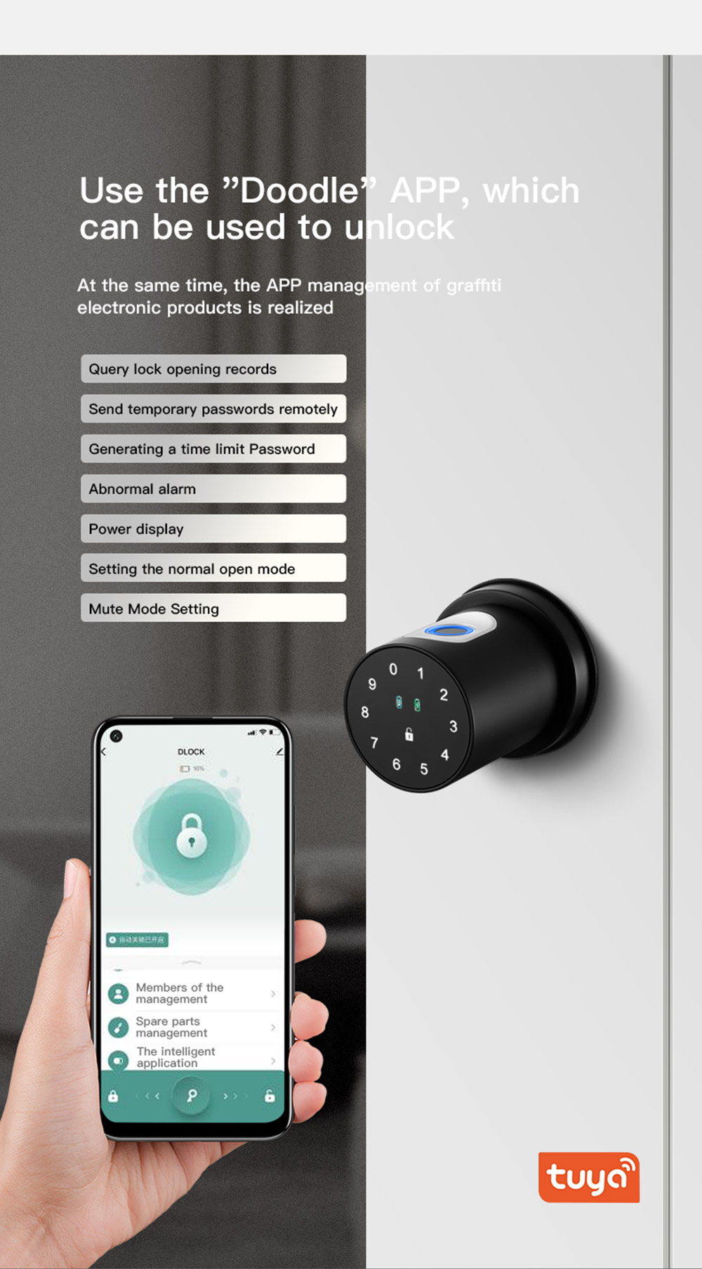 Tuya Bluetooth Ball Lock YFBF-Q1