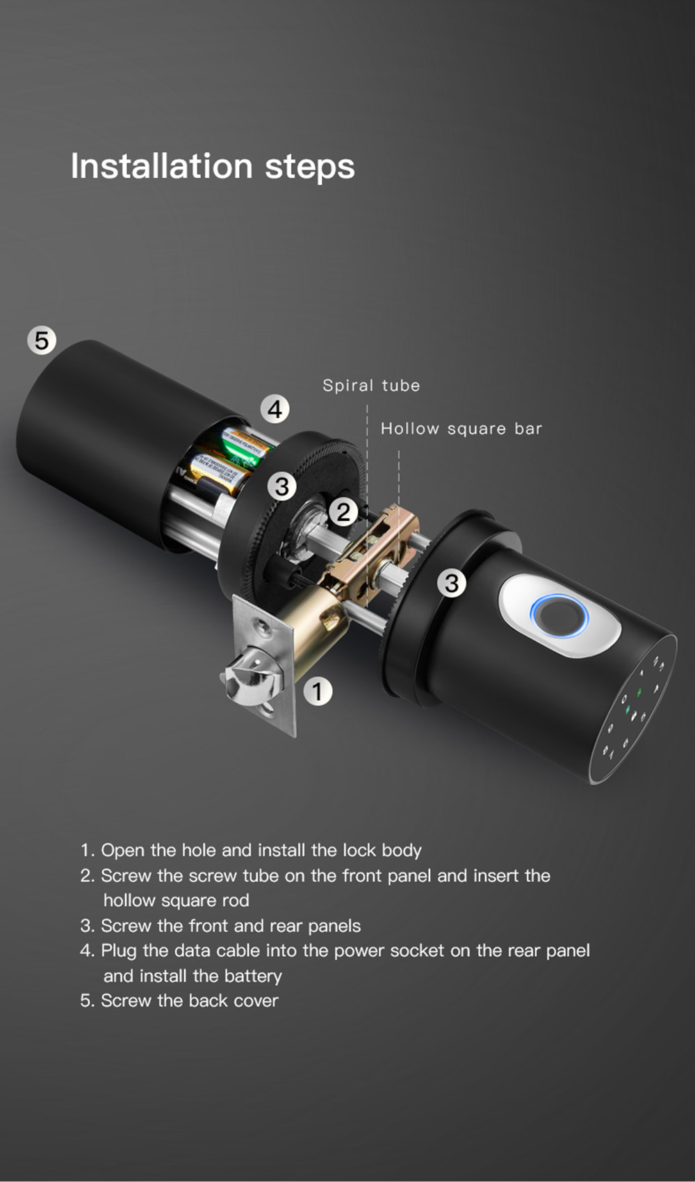 Tuya Bluetooth Ball Lock YFBF-Q1