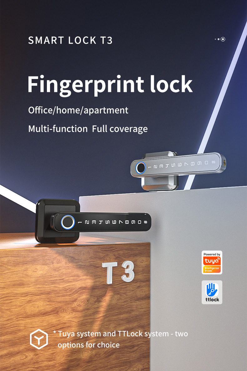 TTLock or Tuya Smart Digital Handles YFBF-T3