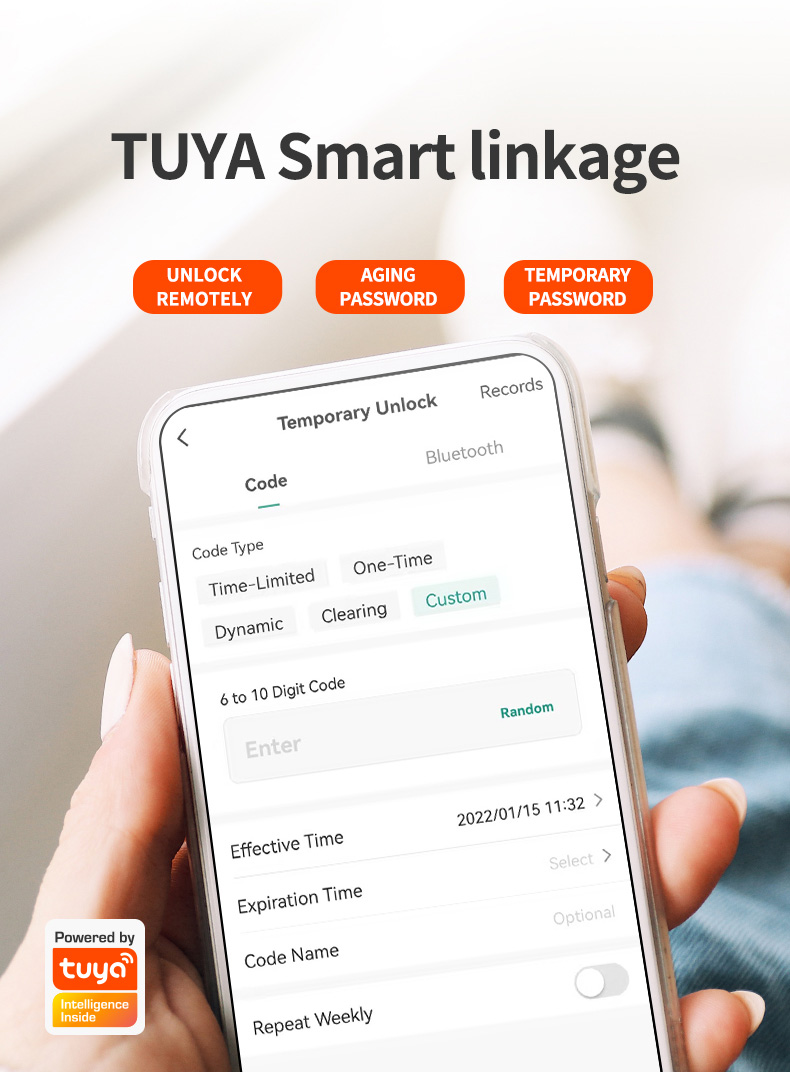 TTLock or Tuya Smart Digital Handles YFBF-T3
