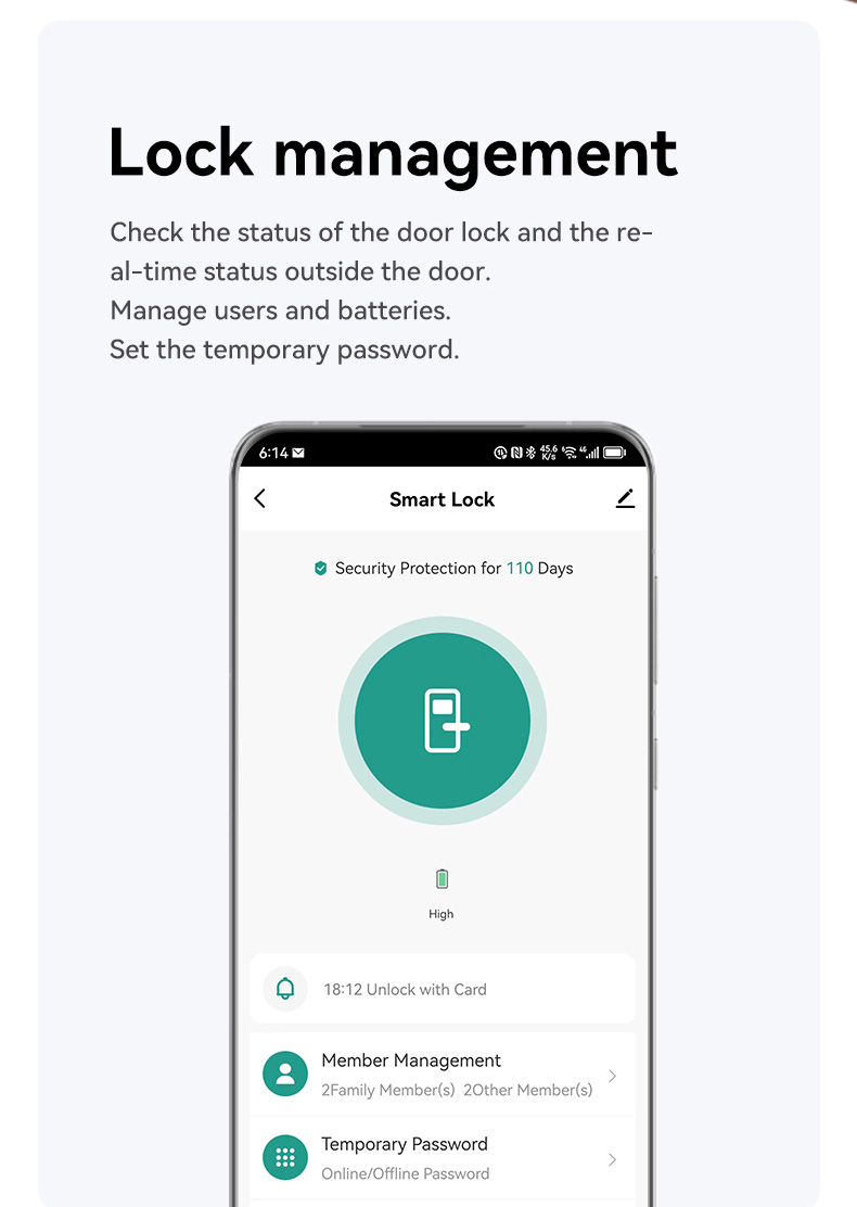 Tuya Zigbee Indoor Lock YFFZ-G1