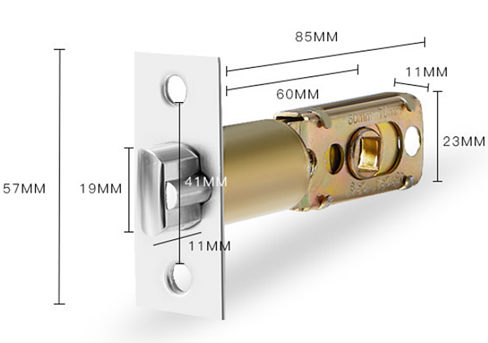 Black Color Interior Door Lock YFBF-F1