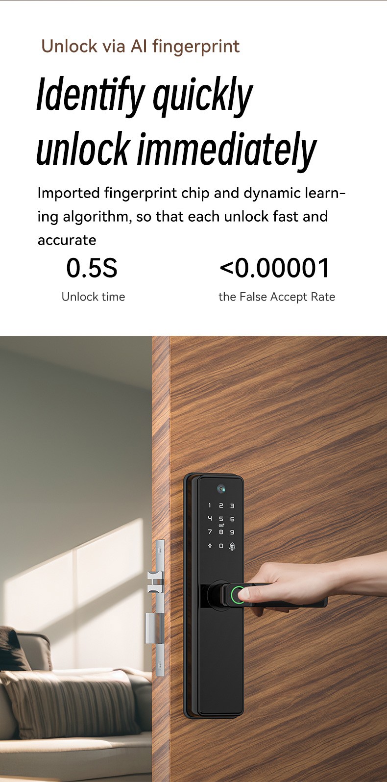 Fingerprint Smart Bluetooth Lock YFBF-B2