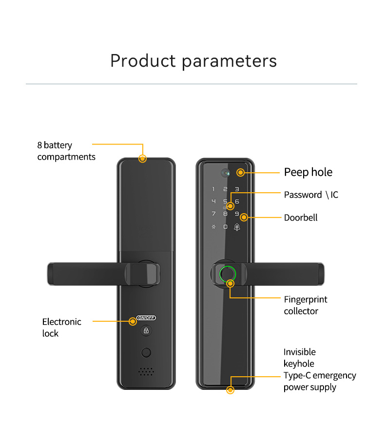 Zigbee Fingerprint Lock YFFZ-B2