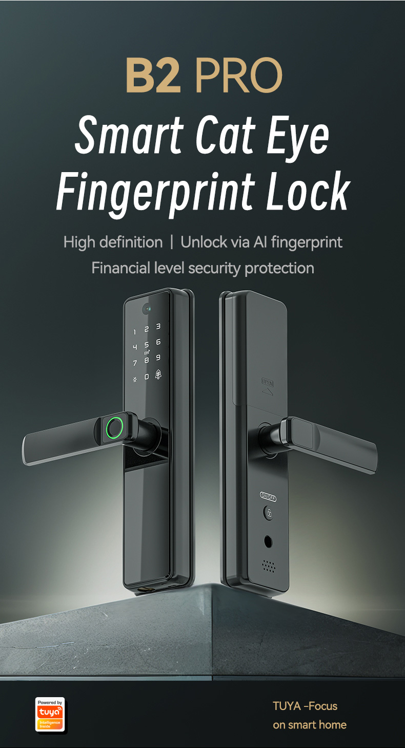 Wifi Lock With Digital Peephole YFFW-B2PRO