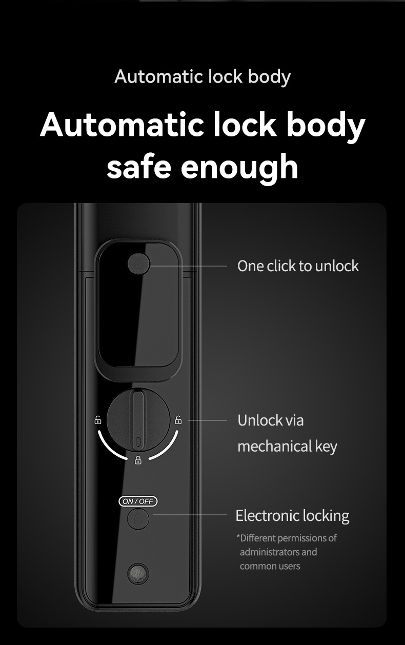 Fingerprint Electronic Mortise Lock YFF-A1