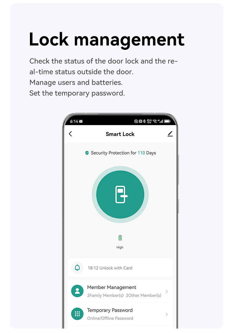 Fingerprint Automatic Lock YFFW-A1