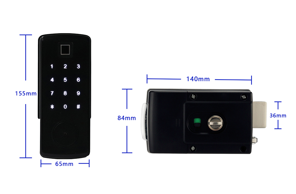 Fingerprint Bluetooth Automatic Lock YFBF-350