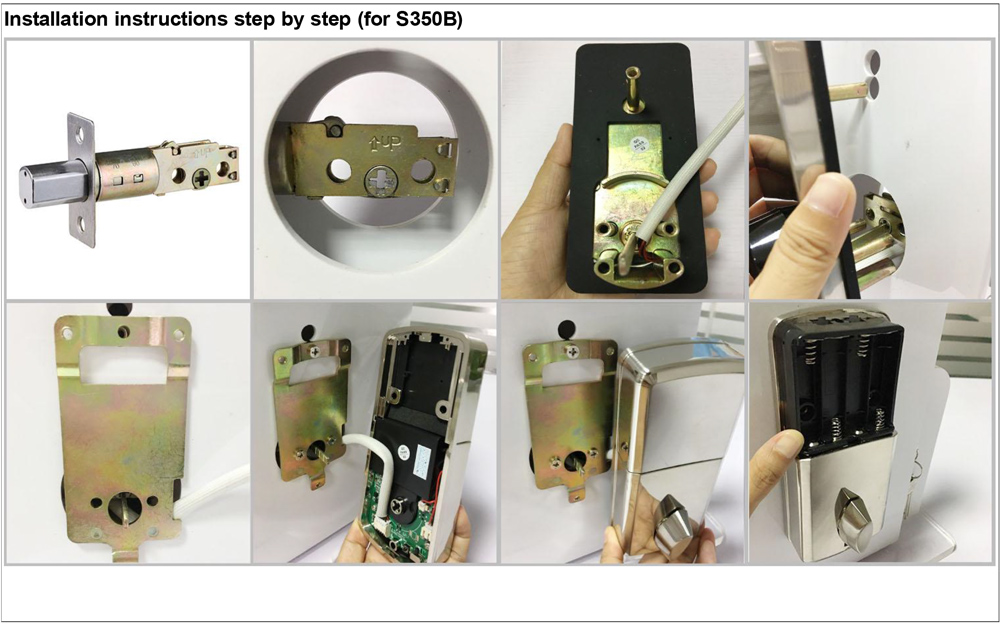 Fingerprint Bluetooth Automatic Lock YFBF-350