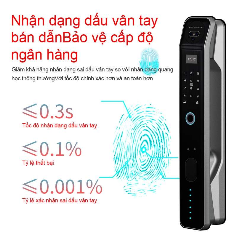 Fingerprint Automatic 3D Face Unlcok YFFW-D2B